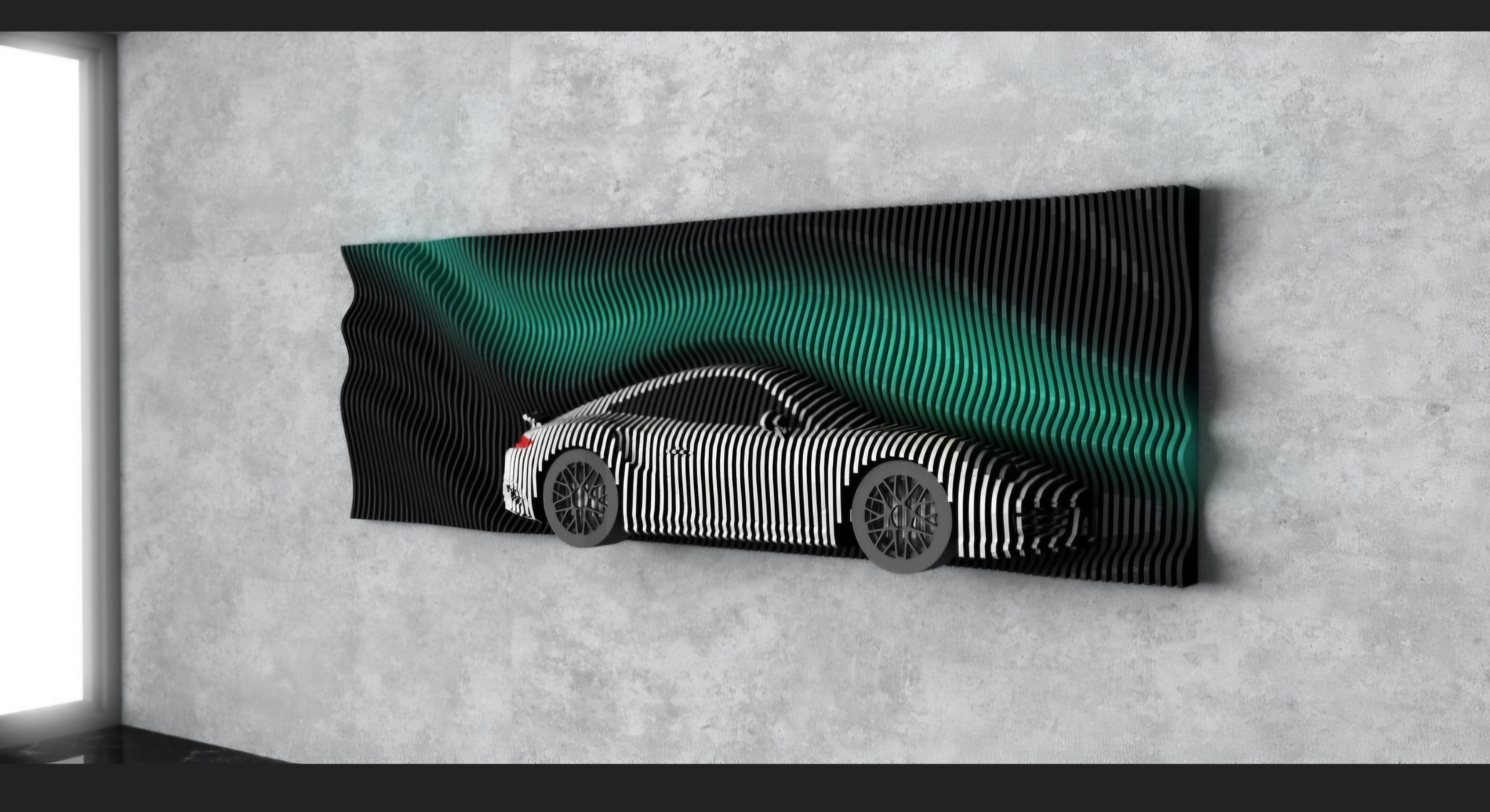Sculptură Parametrică Auto – Porsche 911