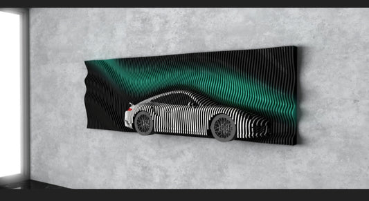 Sculptură Parametrică Auto – Porsche 911